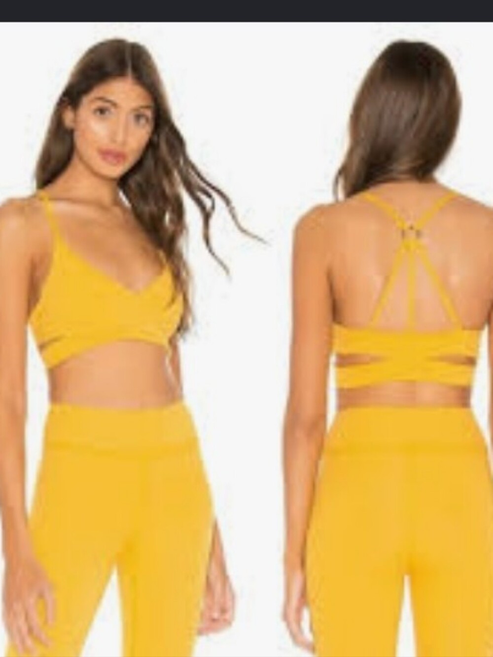 Lovewave Revlove Brittany Yellow Sports Bra